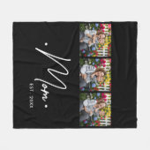 Couverture Polaire Maman a établi le script 3 Photo Noir (Devant (Horizontal))