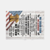 Couverture Polaire Maman à mon fils cher AF (Devant (Horizontal))