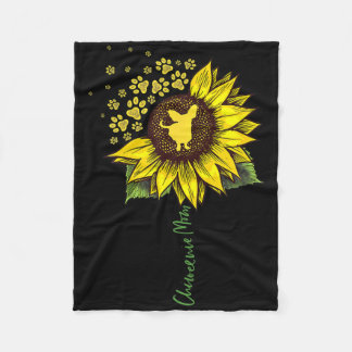 Couverture Polaire Maman Chiweenie Tournesol Cadeaux Chiweenie Maman