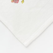 Couverture Polaire Maman Chow Chow Fleurie (Coin)