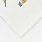 Couverture Polaire Maman de Beagle Floral (Coin)