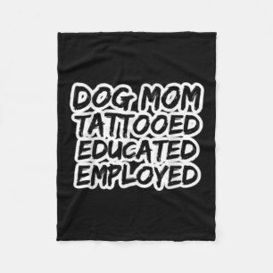 Couverture Polaire Maman De Chiens Tatoué Employé Tatouage Enth