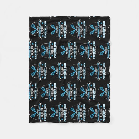 Couverture Polaire Maman de crosse la plus fière dans les Stands Mama (Devant)