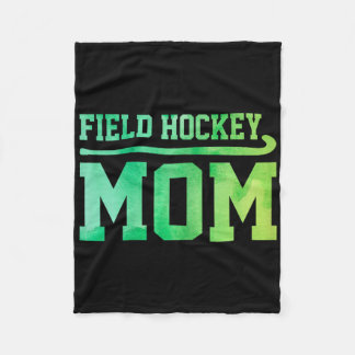 Couverture Polaire Maman de hockey sur gazon Joueuse de hockey sur ga