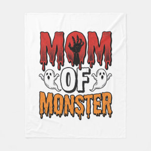 Couverture Polaire Maman de monstre vintage Halloween conception de t