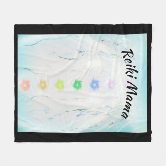 Couverture Polaire Maman de Reiki (Devant (Horizontal))