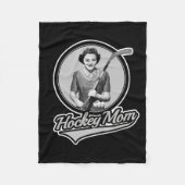 Couverture Polaire Maman d'hockey (Devant)