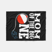 Couverture Polaire Maman Du Big One Fishing Boy Premier Anniversaire  (Devant (Horizontal))