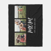 Couverture Polaire Maman Elegant Script Black 3 Photo (Devant)