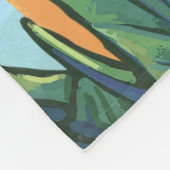 Couverture Polaire Maman et bébé de girafe (Coin)