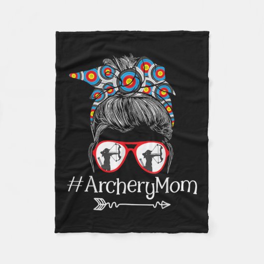 Couverture Polaire Maman - Fête des mères Archer Bowman Bows (Devant)