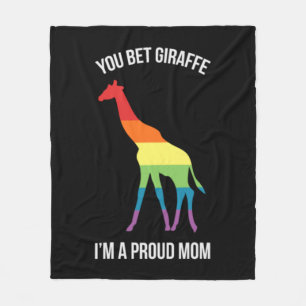 Couverture Polaire Maman gay pride LGBT