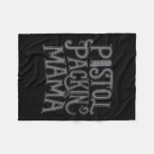 Couverture Polaire Maman qui fait ses valises (Devant (Horizontal))