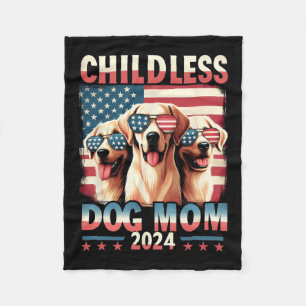 Couverture Polaire Maman sans enfants Chienne Maman 2024 Kamala Harri