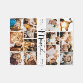 Couverture Polaire Maman We Lots Hearts Modern Photo Collage (Devant (Horizontal))