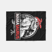 Couverture Polaire Mamasaurus T Rex Dinosaure Maman Saurus Drôle (Devant (Horizontal))