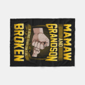 Couverture Polaire Mamaw And Grandson A Bond That Can't Be Broken Shi (Devant (Horizontal))