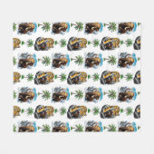 Couverture Polaire Mammoth Sabertooth Tiger âge de glace Conception M (Devant (Horizontal))