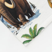 Couverture Polaire Mammoth Sabertooth Tiger âge de glace Conception M (Coin)