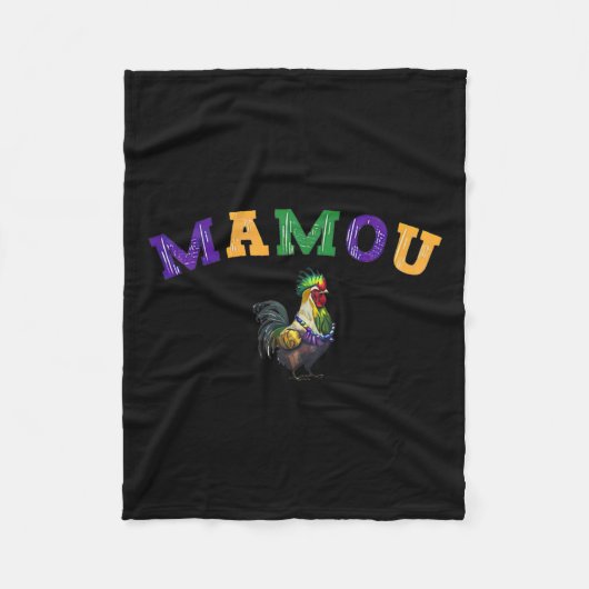 Couverture Polaire Mamou Mardi Gras Poulet (Devant)