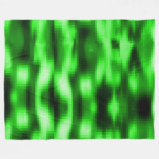 Couverture Polaire Manchado verde e preto estilo pastilhas de vidro (Devant (Horizontal))