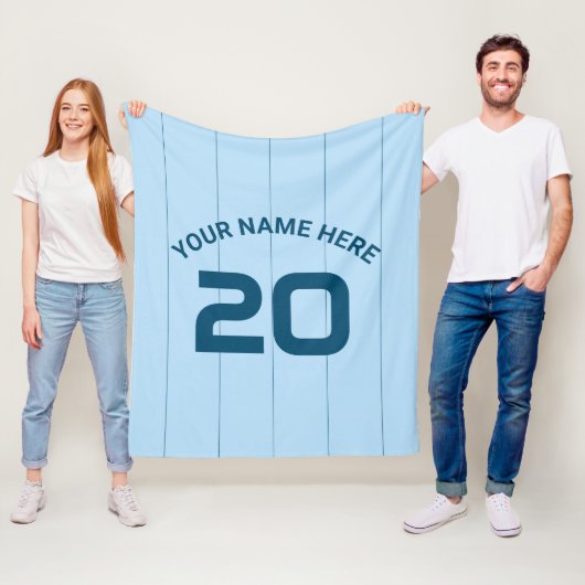 Couverture Polaire Manchester personnalisé (En situation)