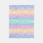 Couverture Polaire Manchette bébé Pastel (Devant)