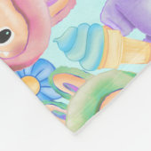 Couverture Polaire Manchette mignonne Pastel, jeton personnalisé et d (Coin)