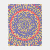 Couverture Polaire Mandala (Devant)