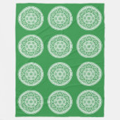 Couverture Polaire Mandala (Devant)