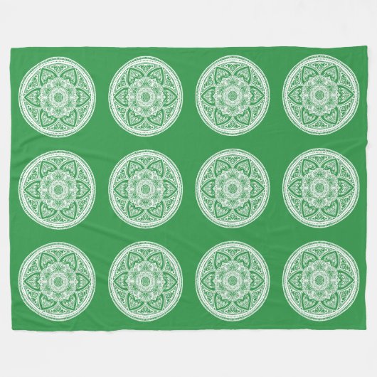 Couverture Polaire Mandala (Devant (Horizontal))