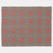 Couverture Polaire Mandala 6 polaire Blanche (Devant (Horizontal))
