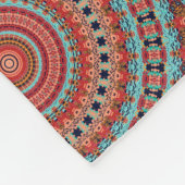 Couverture Polaire Mandala 6 polaire Blanche (Coin)