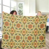 Couverture Polaire Mandala 7 polaire Blanche