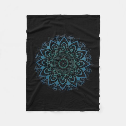 Couverture Polaire Mandala 8647 (Devant)