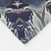 Couverture Polaire Mandala abstrait en rond sans joint (Coin)