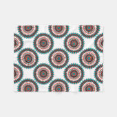 Couverture Polaire Mandala amérindienne (Devant (Horizontal))