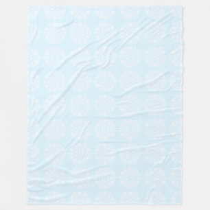 Couverture Polaire Mandala arctique