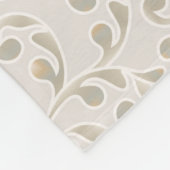 Couverture Polaire Mandala Baroque Ornement Motif Design (Coin)