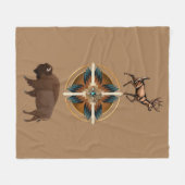 Couverture Polaire Mandala Blanket (Devant (Horizontal))