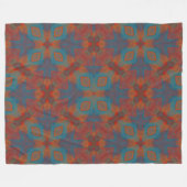 Couverture Polaire Mandala centré sur l'âme (Devant (Horizontal))