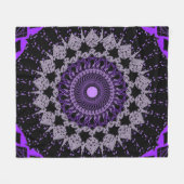 Couverture Polaire Mandala circulaire (Devant (Horizontal))