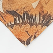 Couverture Polaire Mandala d'automne de la Terre (Coin)