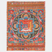 Couverture Polaire Mandala de Jnanadakini (Devant)