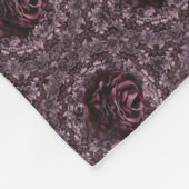 Couverture Polaire Mandala de rose (Coin)