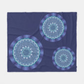 Couverture Polaire Mandala d'Eau (Devant (Horizontal))