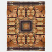 Couverture Polaire Mandala des esprits tribaux indiens Shaman d'Apach (Devant)