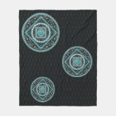 Couverture polaire Mandala du Verseau (Devant)