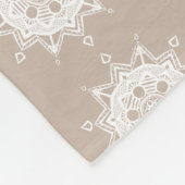 Couverture Polaire Mandala en laine (Coin)