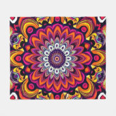 Couverture Polaire Mandala énergétique (Devant (Horizontal))